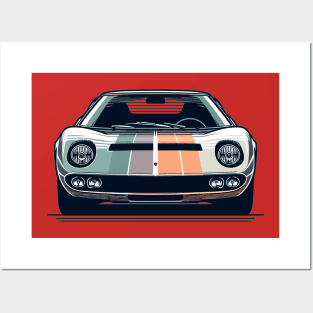 Lamborghini Miura Posters and Art